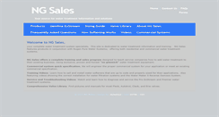 Desktop Screenshot of ngsales.net