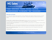 Tablet Screenshot of ngsales.net